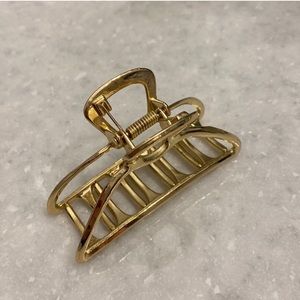 Gold claw clip